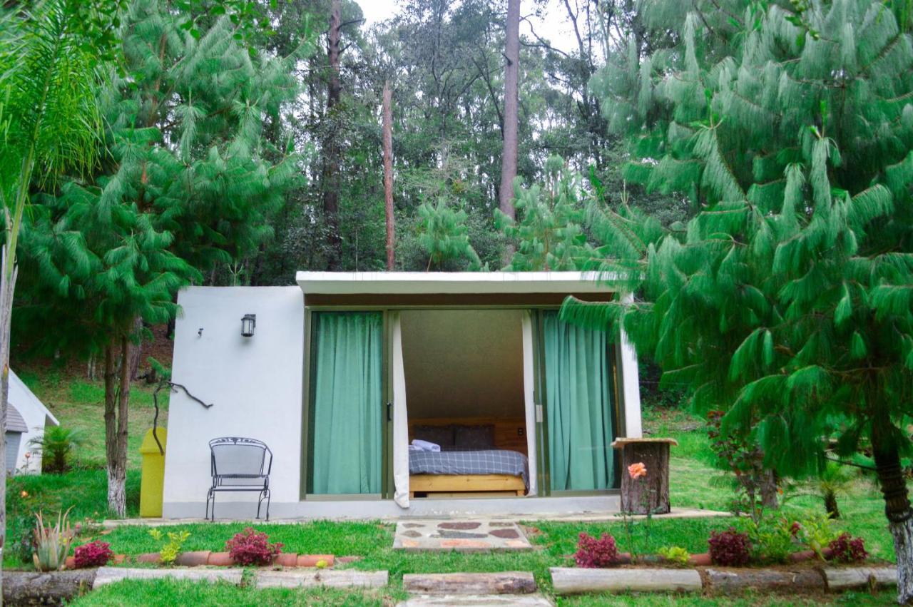 Acaxochitlán Romanticas Cabanas En Bosque מראה חיצוני תמונה